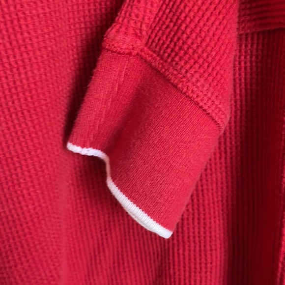 Victoria’s Secret Underware Red with White Accents/Bow Thermal Long Sleeve Small - Picture 6 of 6